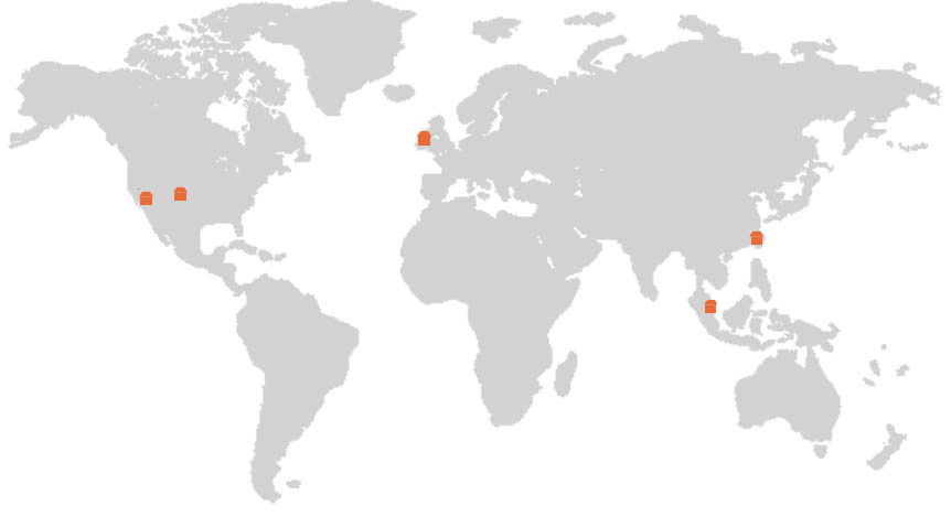 Raloy Global Distribution Map