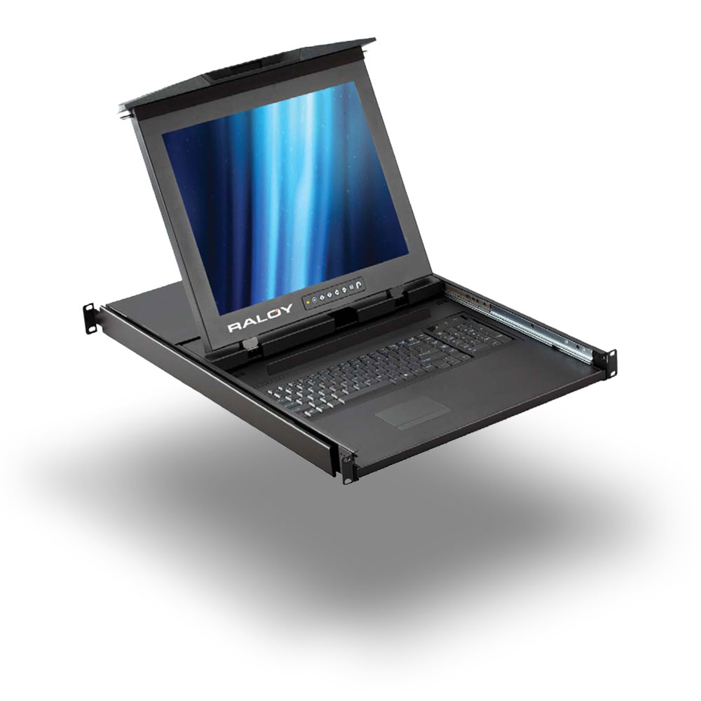 RD119 – 1U 19″ Dual Rail Rack Console