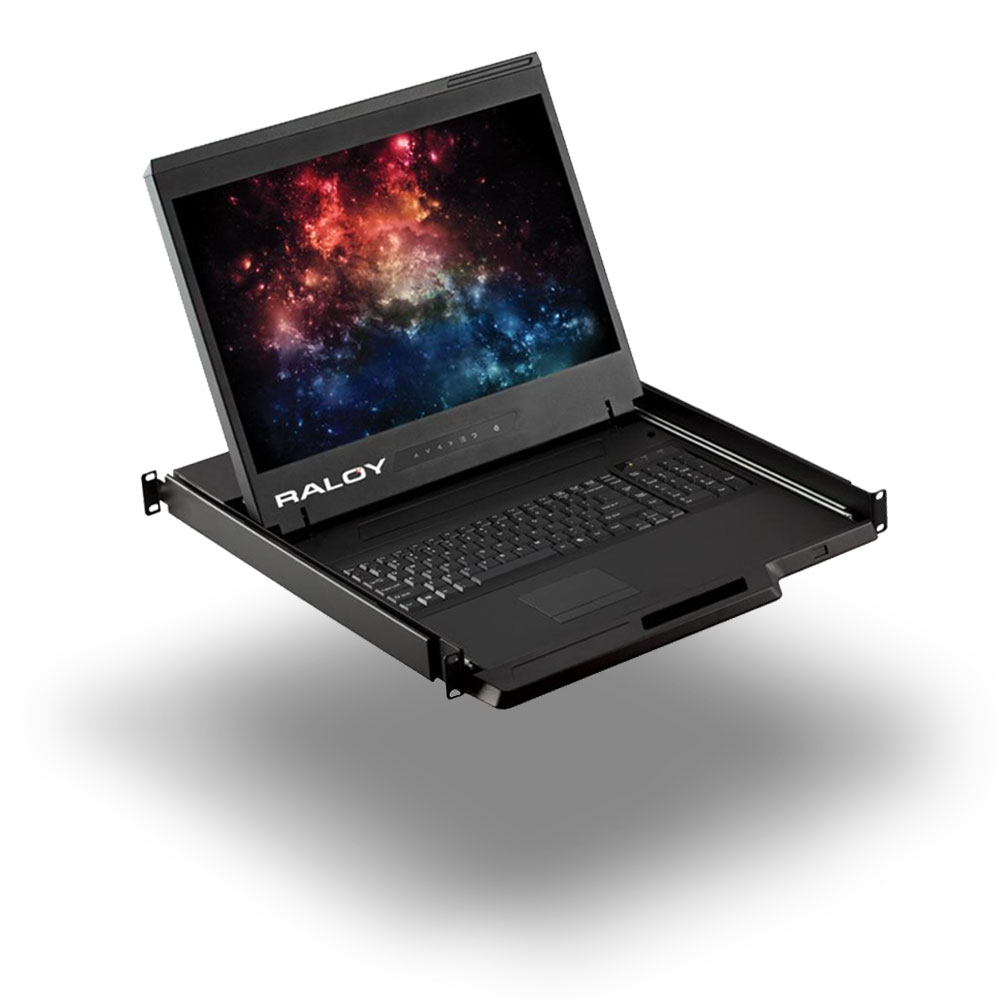 RWX119 – 1U 19″ Widescreen LCD Rack Console