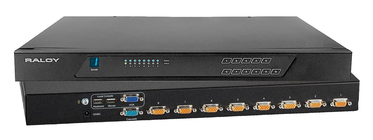 RSA-KVM100 – Series 8-Port & 16-Port USB VGA KVM Switches